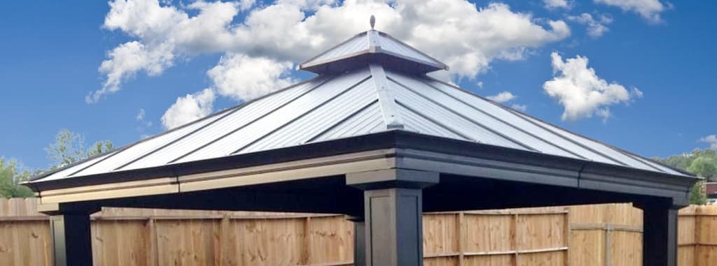 How To Make DIY Gazebo Metal Roof For Your Backyard