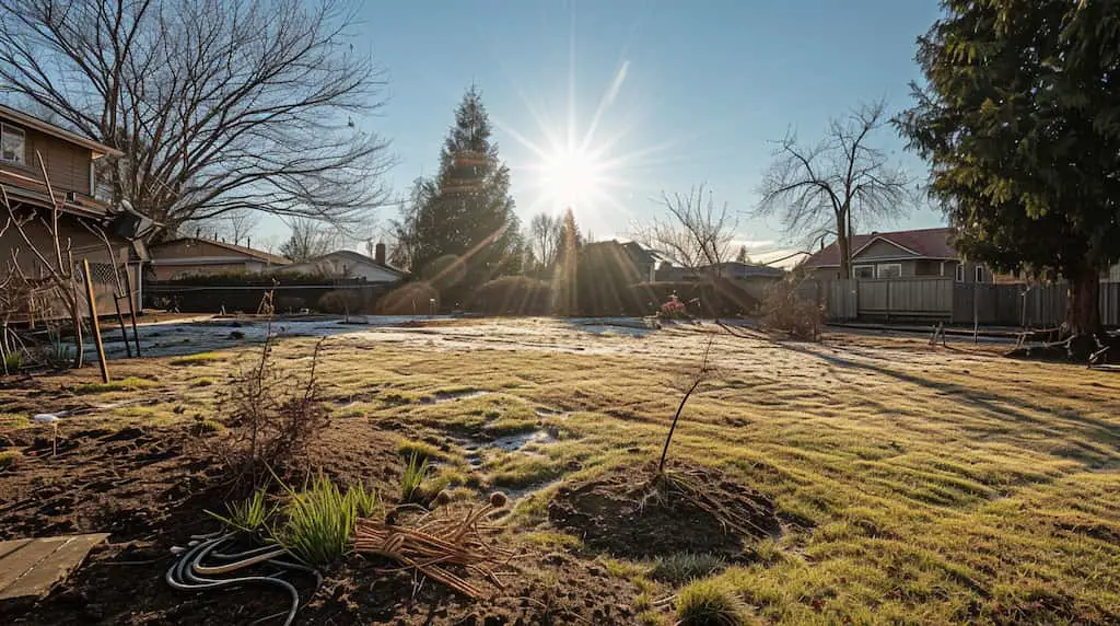 Season for Sprinkler Line Installation