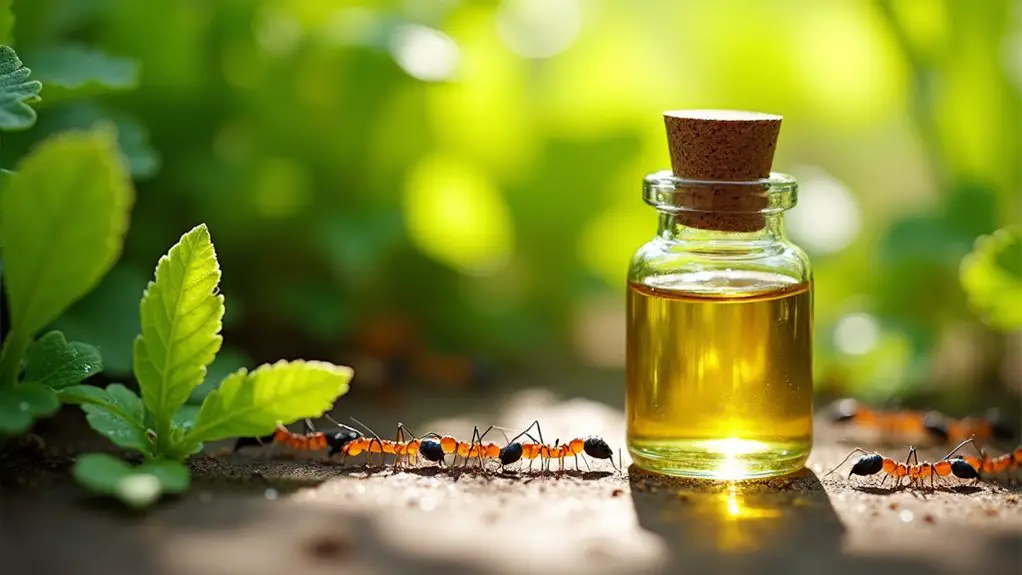 citronella oil disrupts ants