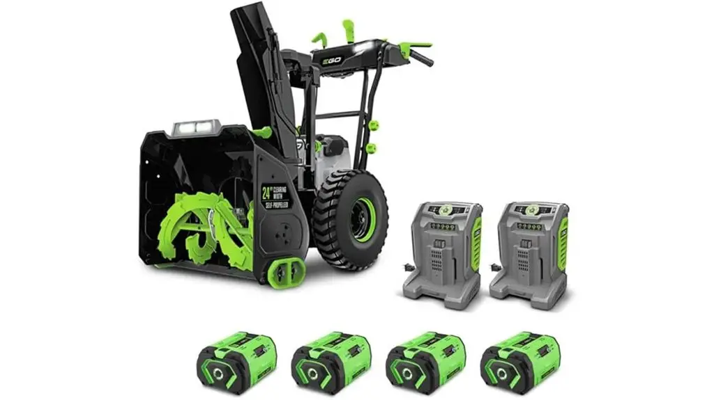 cordless self propelled snow blower
