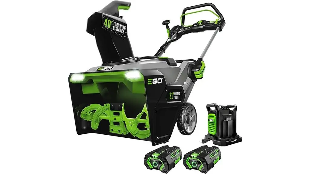 cordless snow blower package