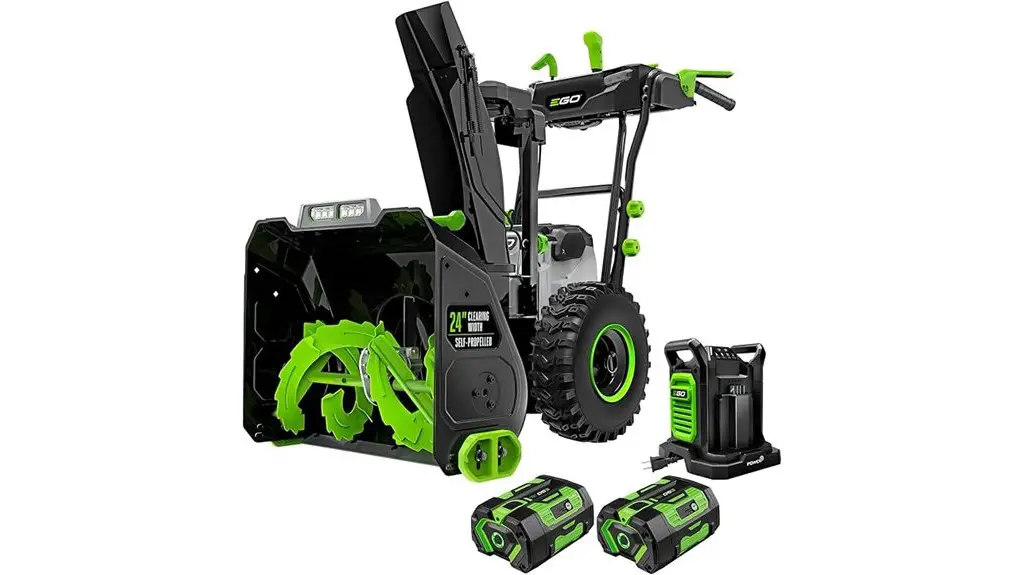 electric snow blower model