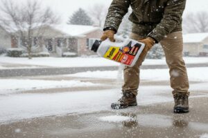 When to Put the Ice Melt Before of After Snow