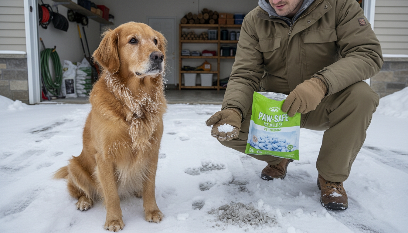 How to Choose Pet-Safe Ice Melter