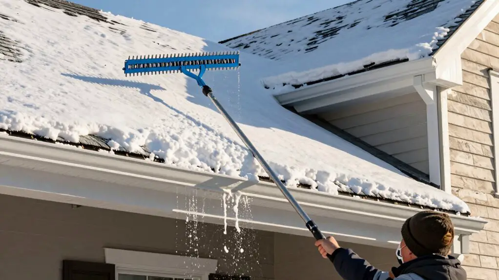 roof rake usage tips