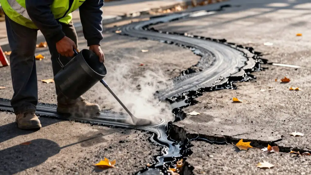 winter crack repair timing
