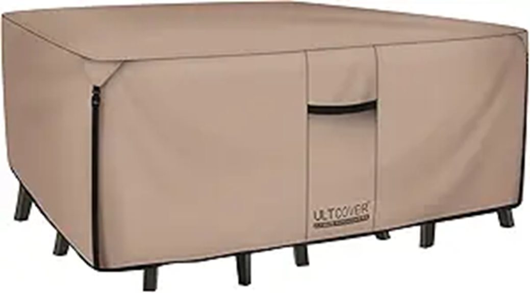 ULTCOVER Rectangular Patio Heavy Duty Table Cover