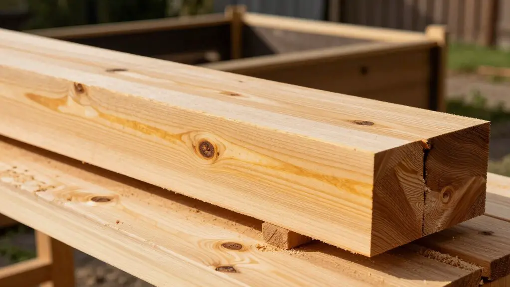 choose durable untreated lumber