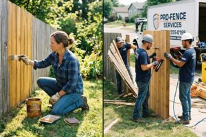 Fence Repair and Staining – When to DIY Vs Hire a Professional