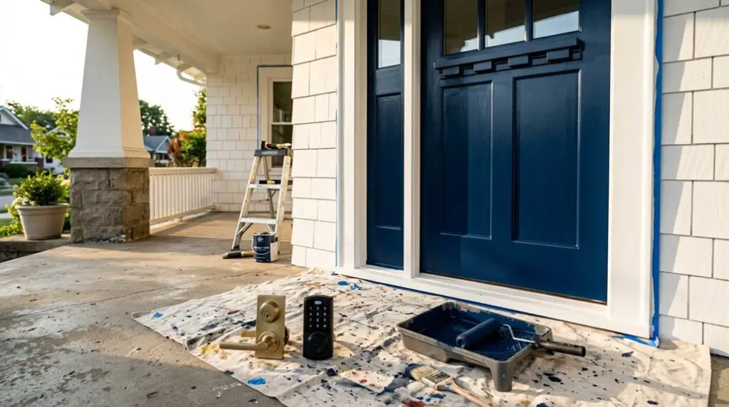 front door upgrade project