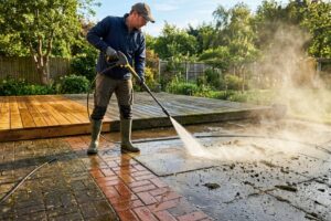 How to Power Wash Your Patio – Concrete, Pavers, and Wood Cleaning Guide