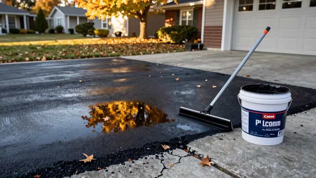 time to seal driveway