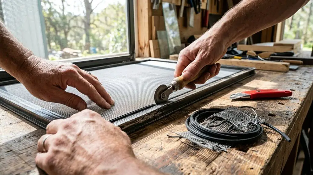 window screen repair guide