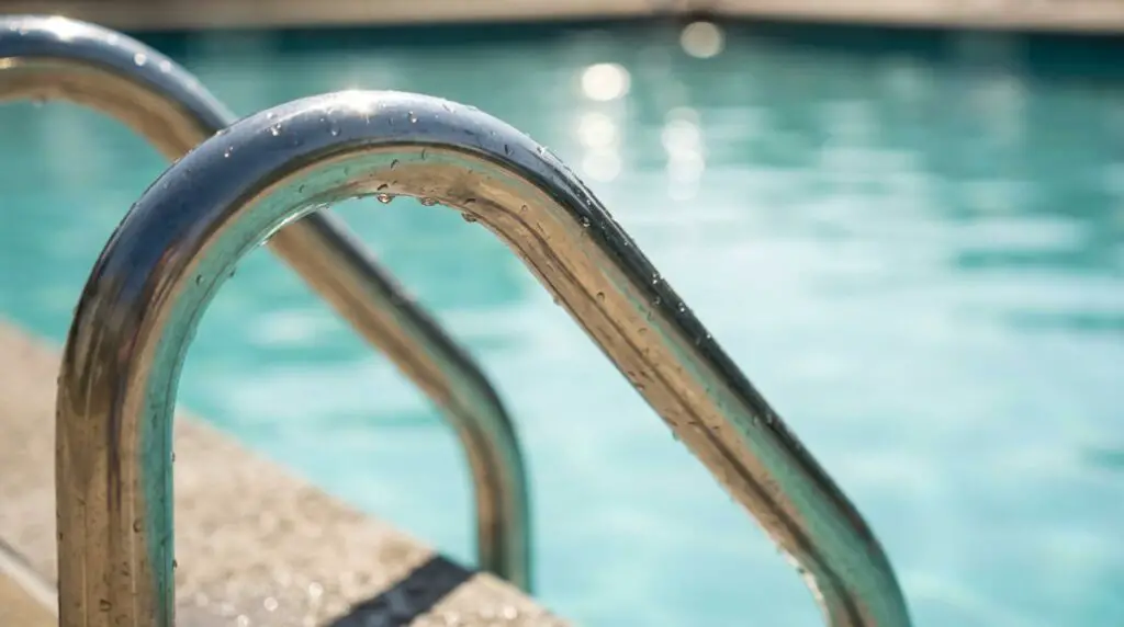 pool safety railing installation