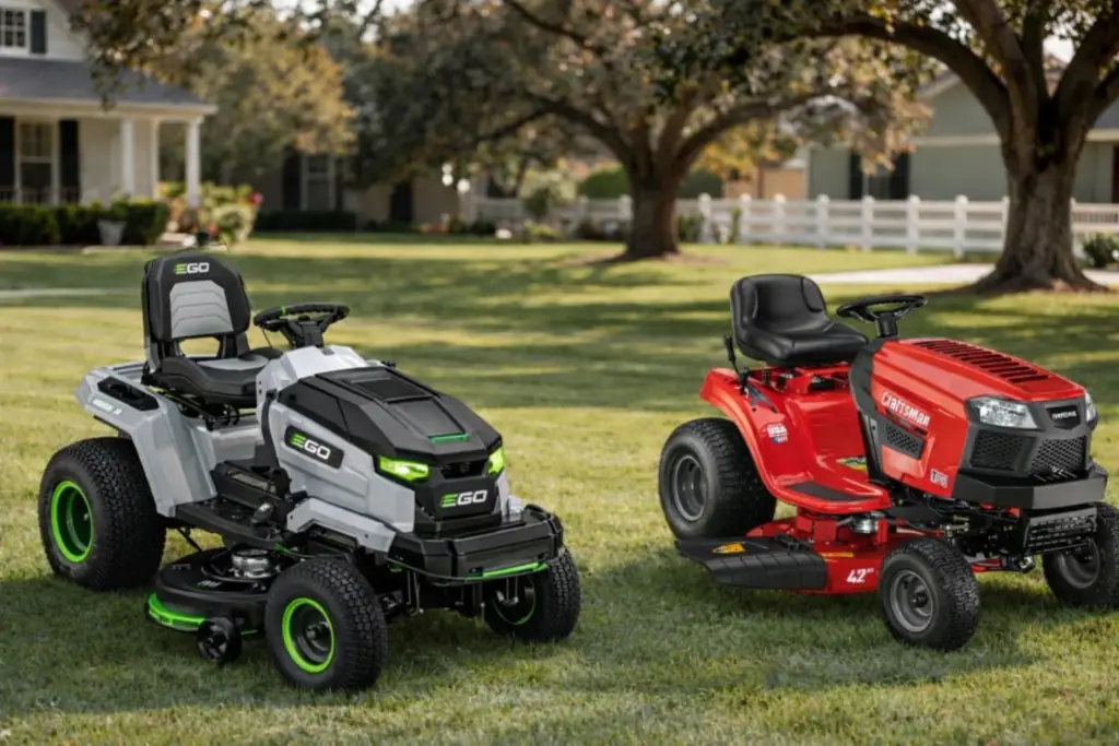 best tractors battery and gas