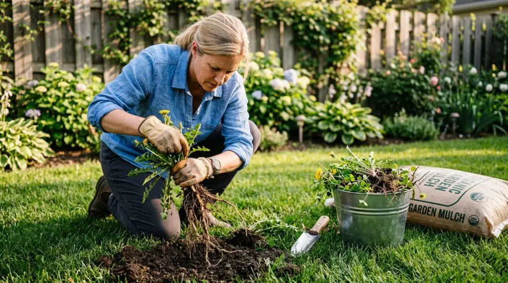 weed removal backyard tips